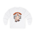 Halloween Skateboard Long Sleeve Tee, Ghost Tee, Cute Skate Shirt, Unisex Graphic Shirt, Spooky Fall Apparel, Creep It Real Shirt