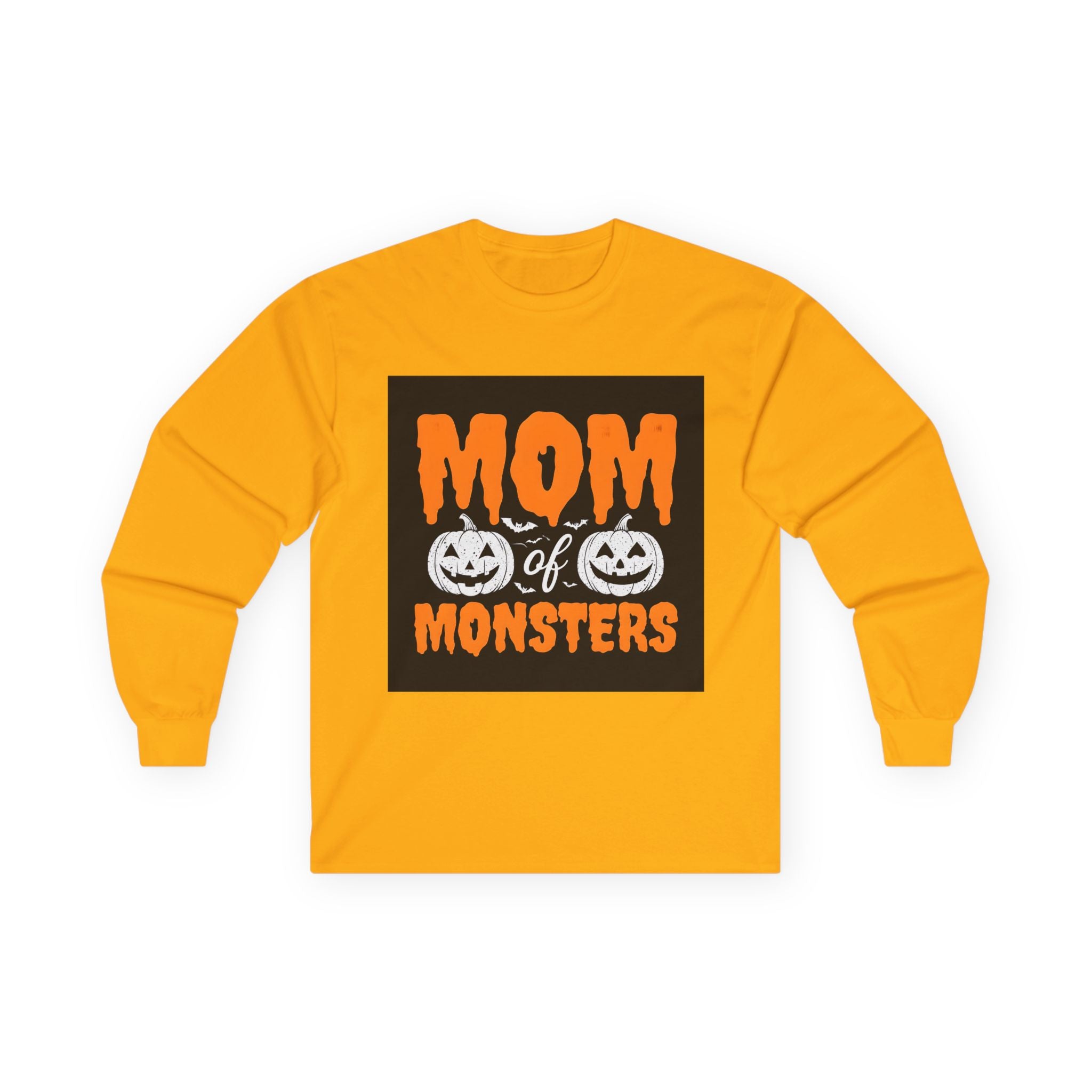 Unisex Long Sleeve Tee, Mom of Monsters Halloween Shirt, Spooky Season Apparel, Fall Festival Outfit, Halloween Gift for Moms