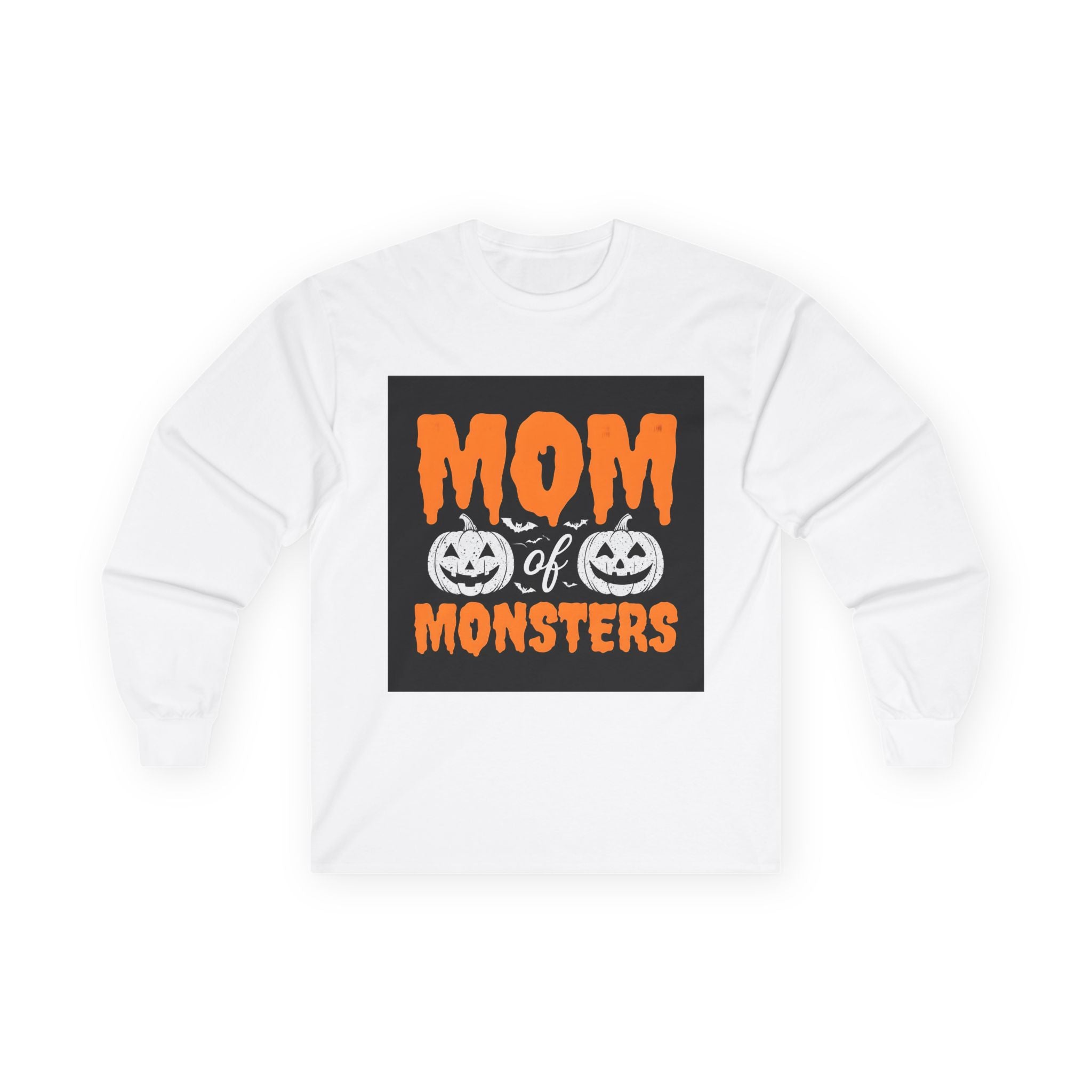 Unisex Long Sleeve Tee, Mom of Monsters Halloween Shirt, Spooky Season Apparel, Fall Festival Outfit, Halloween Gift for Moms