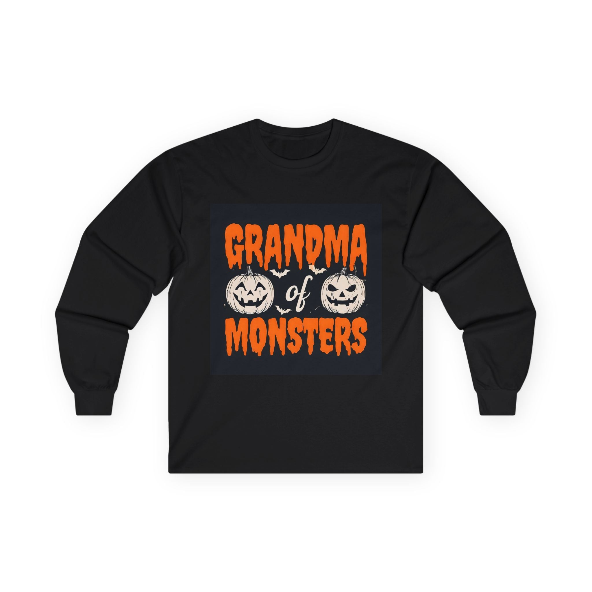 Grandma of Monsters Long Sleeve Tee - Perfect for Halloween, Gift for Grandmothers, Cozy Fall Apparel, Spooky Season Fashion, Funny [...]
