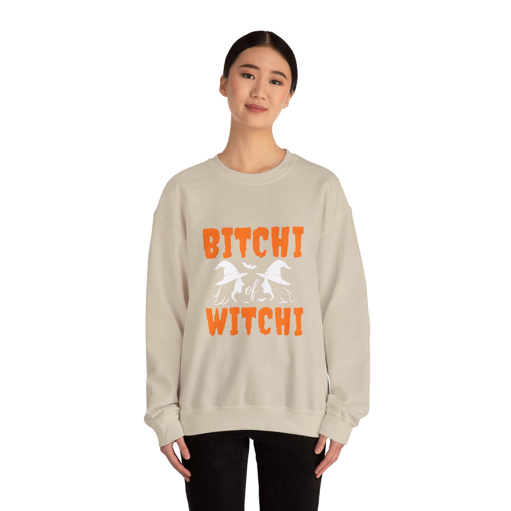 BITCHI WITCHI Unisex Heavy Blend Crewneck Sweatshirt, Trendy Sweatshirt, Halloween Apparel, Witchy Vibe Clothing, Cozy Gift for Her, [...]