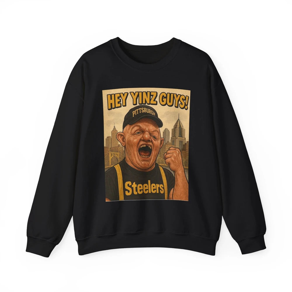 Pittsburgh Inspired Unisex Crewneck Sweatshirt - Hey Yinz Guys! Sports Apparel, Casual Wear, Gift for Fans, Cozy Layering Piece, [...]