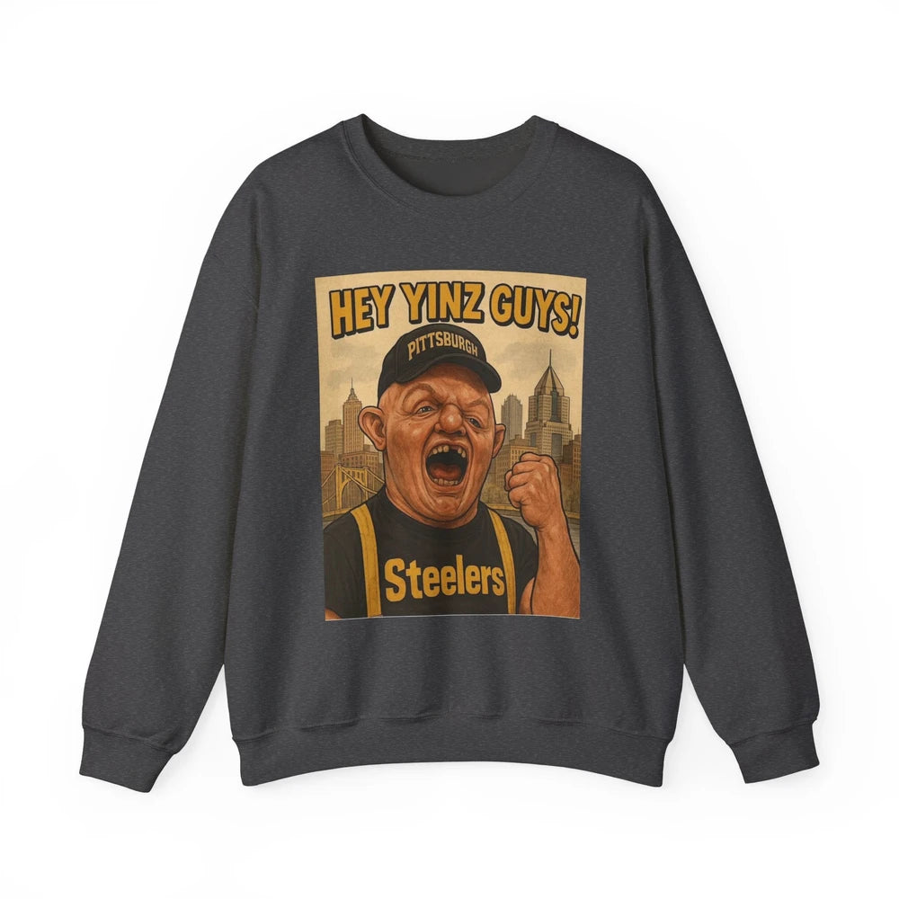 Pittsburgh Inspired Unisex Crewneck Sweatshirt - Hey Yinz Guys! Sports Apparel, Casual Wear, Gift for Fans, Cozy Layering Piece, [...]