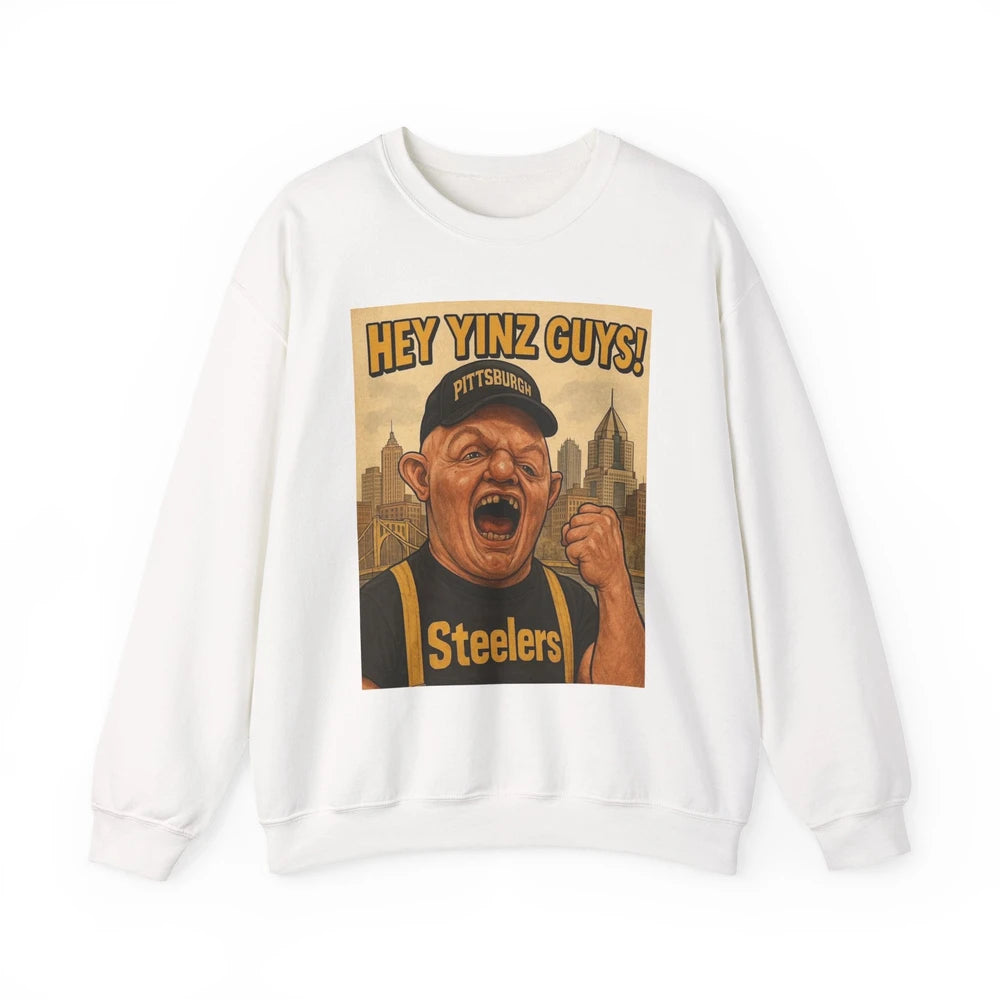 Pittsburgh Inspired Unisex Crewneck Sweatshirt - Hey Yinz Guys! Sports Apparel, Casual Wear, Gift for Fans, Cozy Layering Piece, [...]