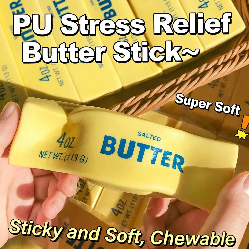 Butter Bar Slow Rising Squishy Fidget Toy