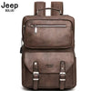 Retro Leather Computer Backpack