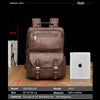 Retro Leather Computer Backpack