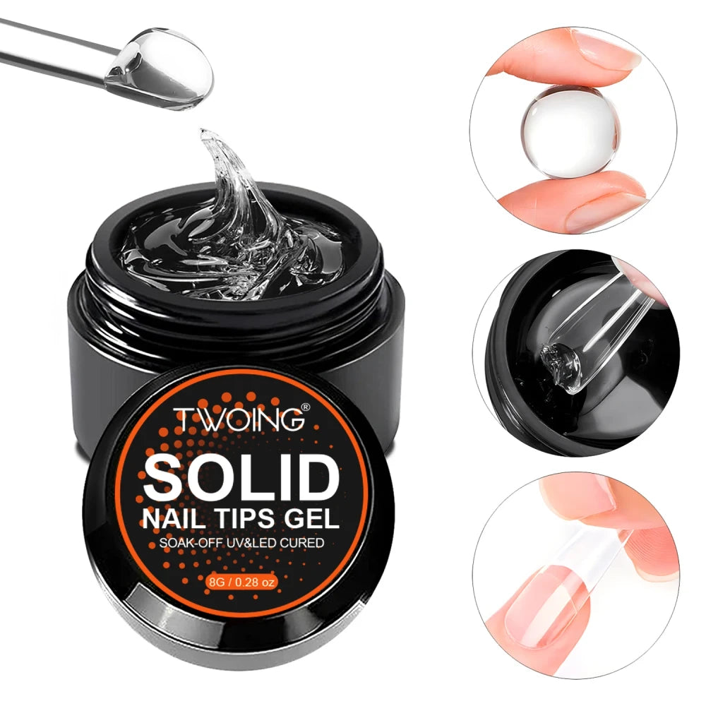 Solid Nail Tips Gel