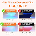 Solid Nail Tips Gel