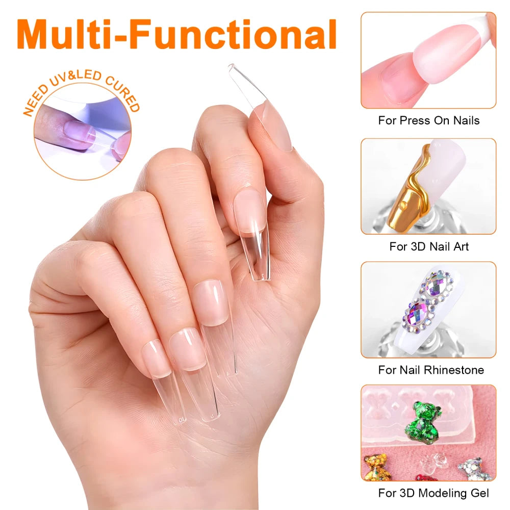Solid Nail Tips Gel