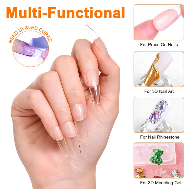 Solid Nail Tips Gel