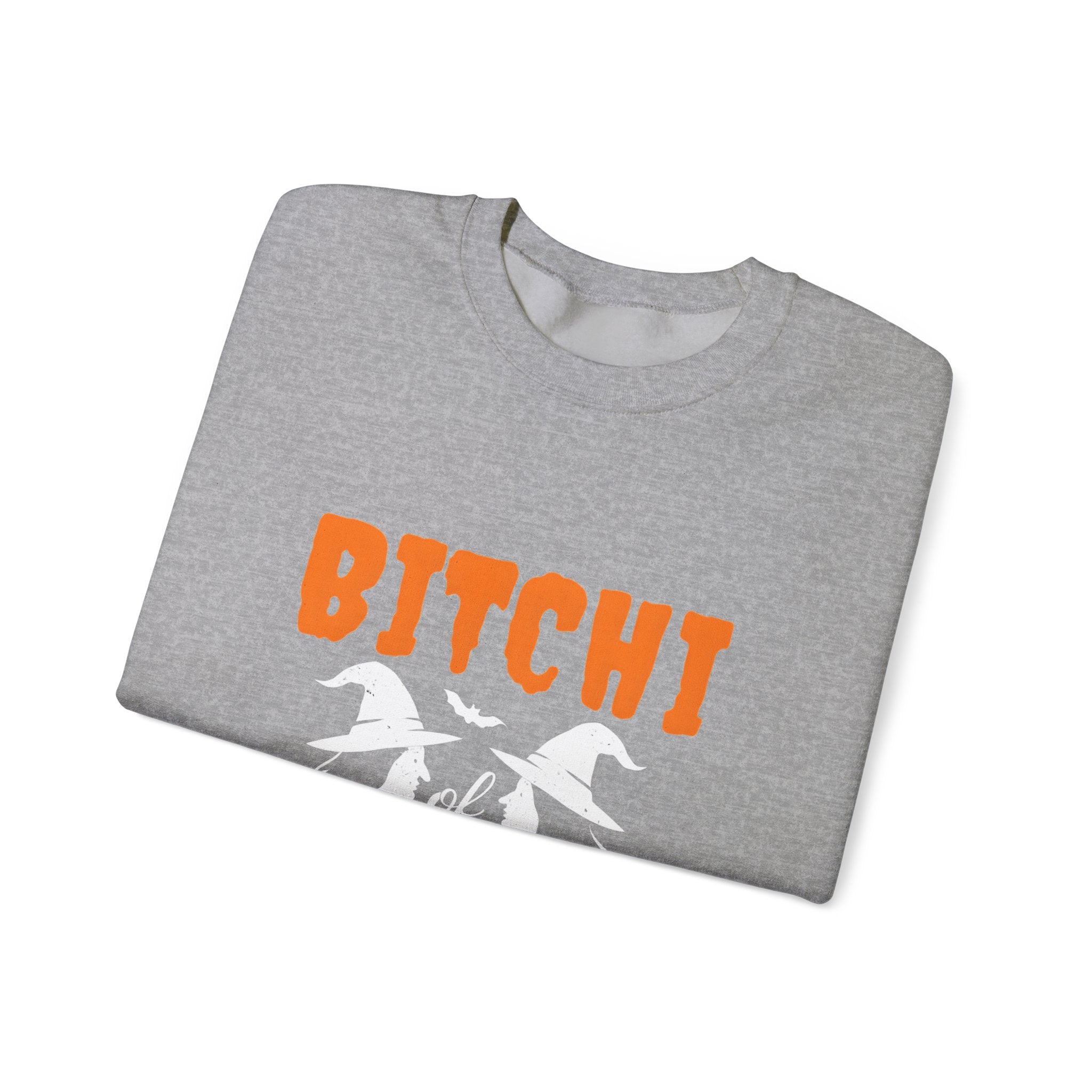 BITCHI WITCHI Unisex Heavy Blend Crewneck Sweatshirt, Trendy Sweatshirt, Halloween Apparel, Witchy Vibe Clothing, Cozy Gift for Her, [...]