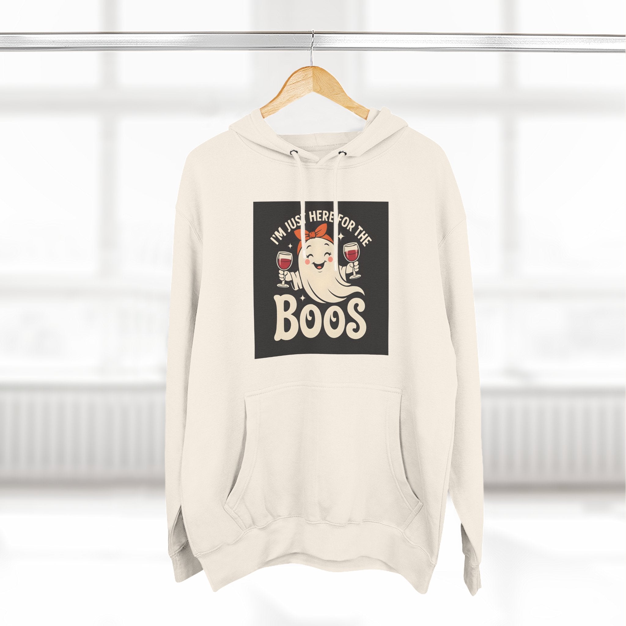 Halloween Fleece Hoodie, Cozy Ghost Design, Perfect for Fall Gatherings, Great Gift for Halloween Lovers, Boo Theme Apparel, Spooky [...]